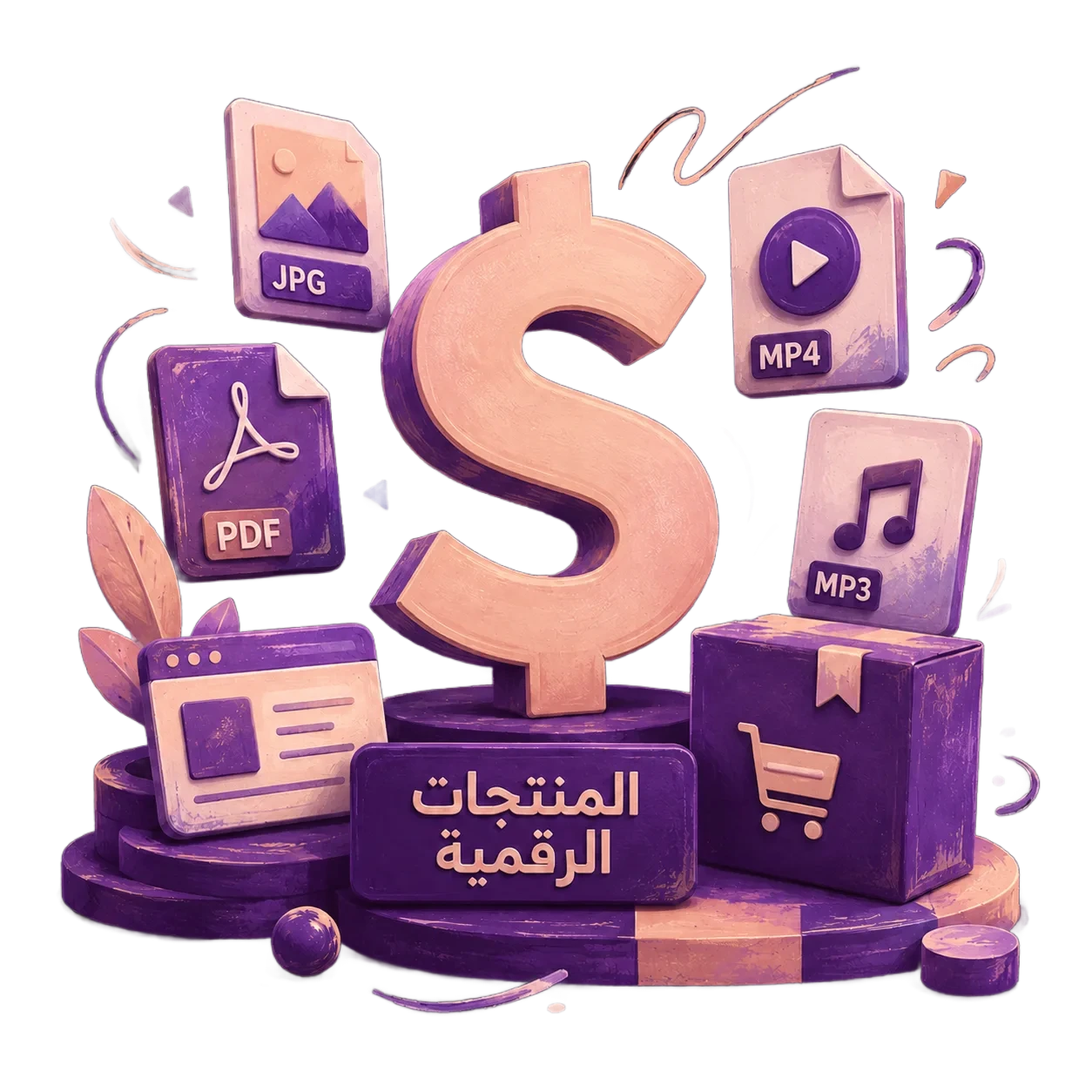 صفحة بيع منتجات رقمية على رابط مع الدفع أونلاين والاستلام الفوري